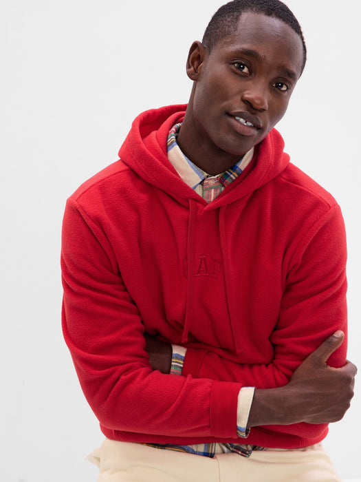 Mini Gap Logo Profleece Hoodie - modern red