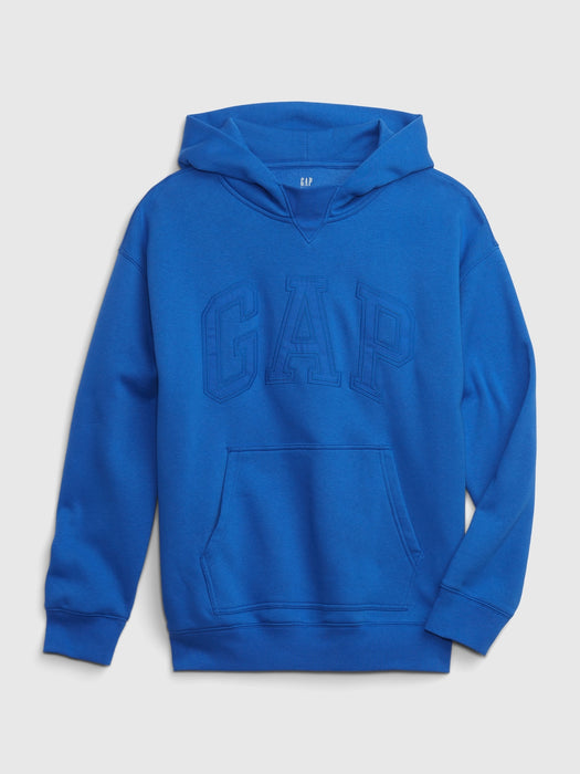 Teen Gap Logo Hoodie - bristol blue