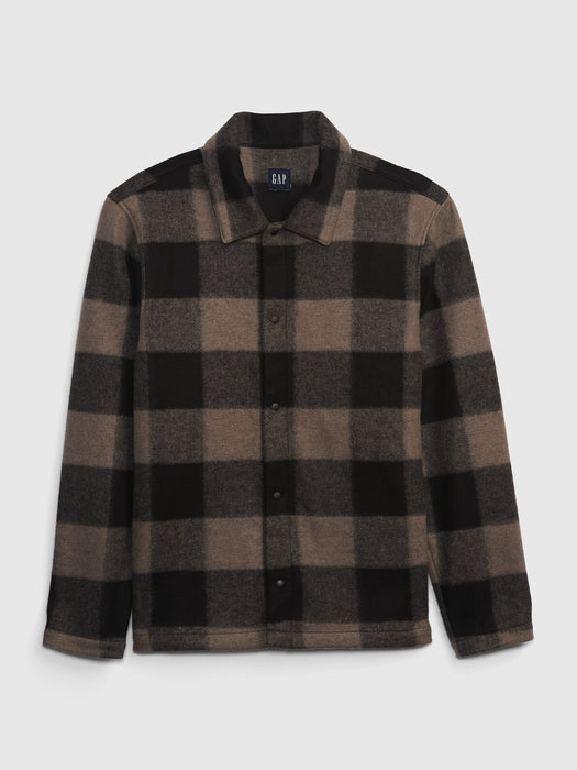 Fleece Plaid Shirt