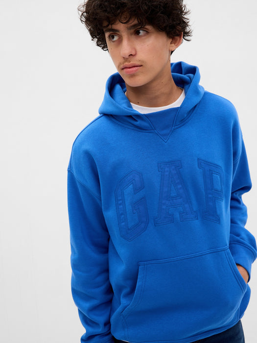 Teen Gap Logo Hoodie - bristol blue